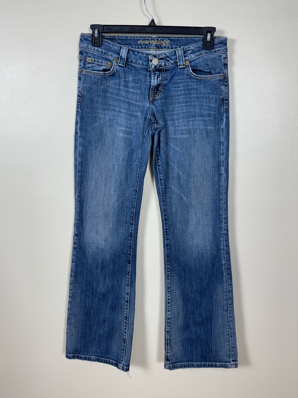 Vintage Y2K American Eagle Womens Boyfriend 77 Jeans Size 8 Festival Low Rise